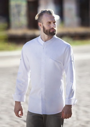 Męska bluza kucharska MODERN TOUCH biała Rozmiar 46