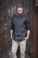Męska bluza kucharska JEANS-STYLE czarna (vintage black) Rozmiar 46