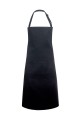 Fartuch na szelkach Basic z klamrą 100x100cm DUŻY ROZMIAR, kolor czarny