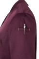 Bluza Szefa Kuchni Green Generation, oberżyna/aubergine, zbliżenie na kiszonkę na rękawie.