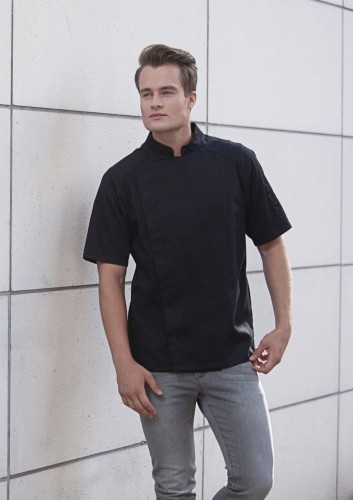 Męska bluza kucharska MODERN-LOOK czarna Rozmiar 46