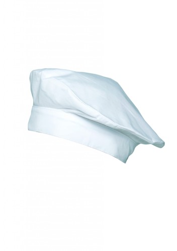 Biała czapka szefa kuchni (beret) LUCA