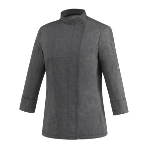 Damska bluza kucharska WOMAN GREY MIX rozmiar 2XL, OUTLET