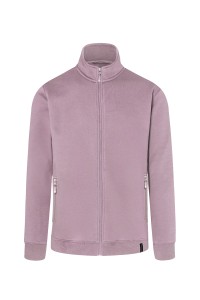 Bluza dresowa robocza męska,  Sweat Jacket, ciemny róż