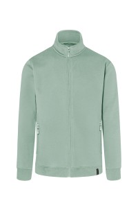 Bluza dresowa robocza męska,  Sweat Jacket, zieleń pistacjowa