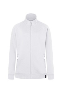 Bluza dresowa, robocza damska, SWEAT JACKET, biała 