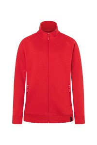 Bluza dresowa, robocza damska, SWEAT JACKET, czerwona