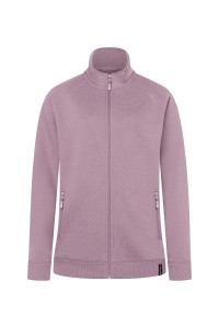 Bluza dresowa, robocza damska, SWEAT JACKET, ciemny róż