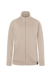 Bluza dresowa, robocza damska, SWEAT JACKET, piaskowa