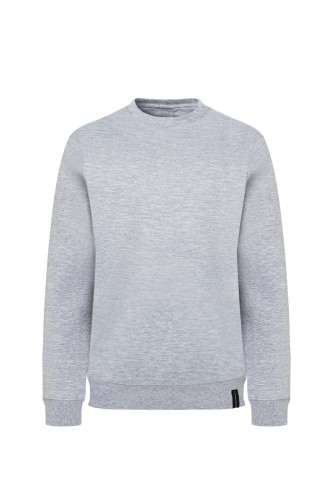 Bluza, robocza, dresowa, damska, srebrnoszary, KARLOWSKY, przód