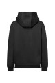 Bluza robocza damska z kapturem (hoodie), czarna, tył