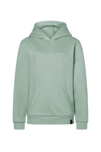 Bluza robocza damska z kapturem (hoodie), zieleń pistacjowa, przód