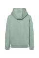 Bluza robocza damska z kapturem (hoodie), zieleń pistacjowa, tył