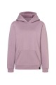 Bluza robocza damska z kapturem (hoodie), ciemny róż, przód