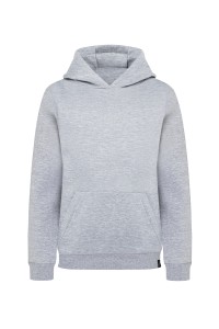 Bluza robocza damska z kapturem (hoodie), srebrnoszary