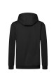 Bluza robocza z kapturem, męska, (hoodie), czarna, tył