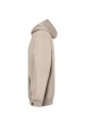 Bluza robocza z kapturem, męska, (hoodie), piaskowa, widok z lewej strony
