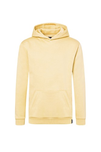 Bluza robocza z kapturem, męska, (hoodie), pastelowy żółty , przód