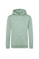Bluza robocza z kapturem, męska, (hoodie), zieleń pistacjowa, przód
