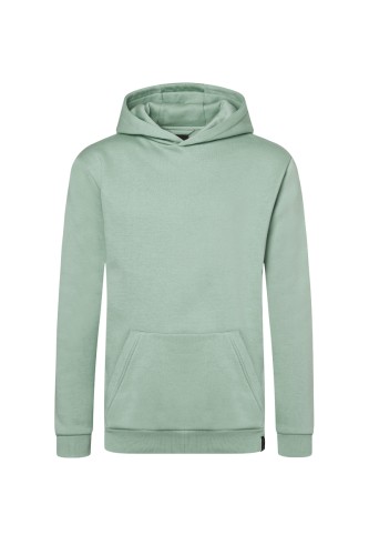 Bluza robocza z kapturem, męska, (hoodie), zieleń pistacjowa, przód