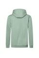 Bluza robocza z kapturem, męska, (hoodie), zieleń pistacjowa, tył