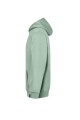 Bluza robocza z kapturem, męska, (hoodie), zieleń pistacjowa, widok z lewej strony