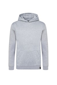 Bluza robocza z kapturem, męska, (hoodie), srebrnoszara