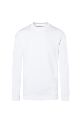 Bluza dresowa, robocza męska, biała, przód