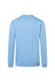 Bluza dresowa, robocza męska, lodowy błękit, tył