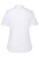 Koszula damska, z krótkim rękawem, biała, tył