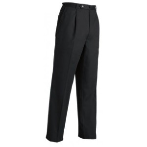 Spodnie kucharskie UNISEX czarne, rozmiar S, OUTLET 