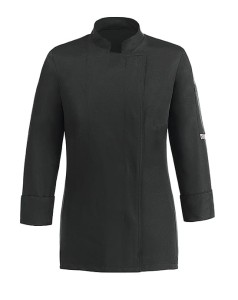 Bluza kucharska, damska, GIRL BLACK SORONA, czarna , rozmiar M, OUTLET (1)