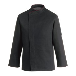 Bluza kucharska COMFORT BLACK, rozmiar M, OUTLET 