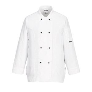Damska biała bluza kucharska Rachel, rozmiar XL, OUTLET 