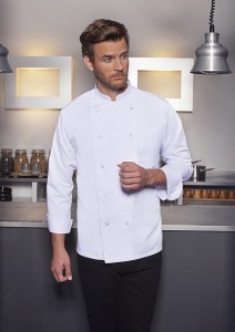 Bluza kucharska szefa BASIC II biała, rozmiar S, OUTLET