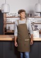 Fartuch Bib Apron URBAN-LOOK (z paskiem krzyżowym; kolor: cinnamon)