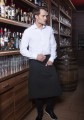 Zapaska (70x70 cm) Bistro Apron BASIC with Pocket, kolor: czarny