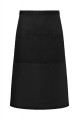 Zapaska (70x70 cm) Bistro Apron BASIC with Pocket, kolor: czarny