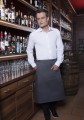 Zapaska (70x70 cm) Bistro Apron BASIC with Pocket, kolor: antracytowy