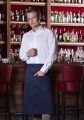 Zapaska (70x70 cm) Bistro Apron BASIC with Pocket, kolor: granatowy