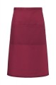 Zapaska (70x70 cm) Bistro Apron BASIC with Pocket, kolor: bordowy