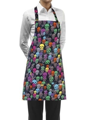 Fartuch krótki COLOR SKULLS 2 szt.