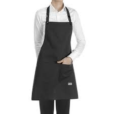 Fartuch krótki BLACK MIKROFIBRA