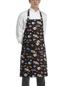Fartuch kucharski długi POP ART
