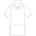 Fartuch z kieszonką PONCHO GREY MIX