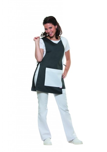 Fartuch uniwersalny MARILES (biało-szary) Fartuchy rozmiar 0-IV 0