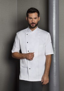 Męska bluza kucharska GUSTAV biała