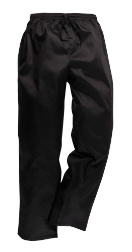 Spodnie kucharskie czarne Drawstring