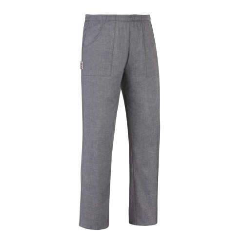Spodnie kucharskie COULISSE POCKET GREY MIX