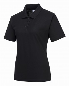 Damska koszulka Polo, czarna